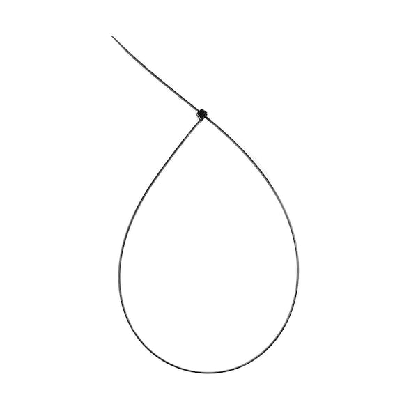 South Main Hardware Cable Tie, 36 in L, 11.02 in Max Bundle Dia., Black, Nylon, 175 lb Strength, 25 PK 220246 - main